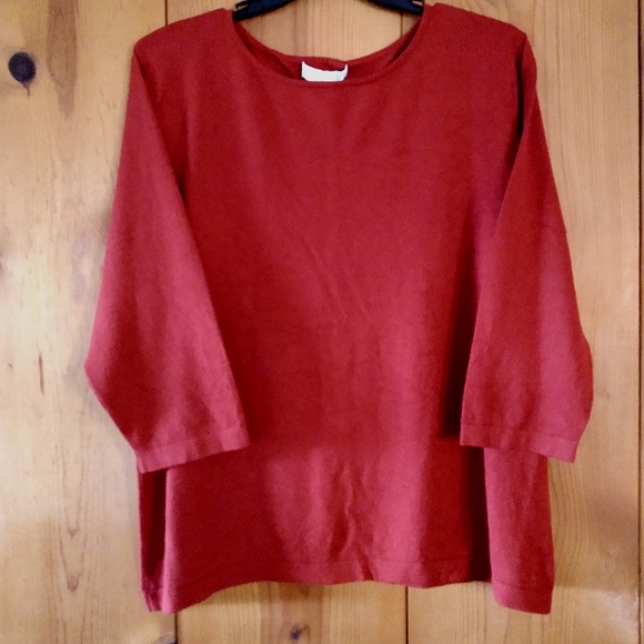 Elana by Tanner Soft Knit 3/4 Sleeve Sweater - Picture 1 of 5